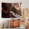 RResident Leon Kennedy Evil Tapestry Customizable Tapestries Of Various Styleswall Hangings Celebrity Printing Wall Hangings