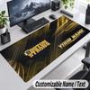 Custom Name Text Mouse Pad Boston Bruins Personalized Desk Pad For Work And Gaming