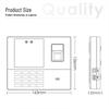 Deli Smart Fingerprint and Face Recognition Time Clock CN Plug (adapter Included)
