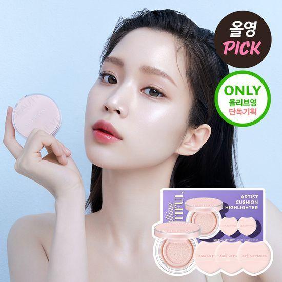 JUNG SAEM MOOL Artist Cushion Highlighter 2 Types (Single/Planned)