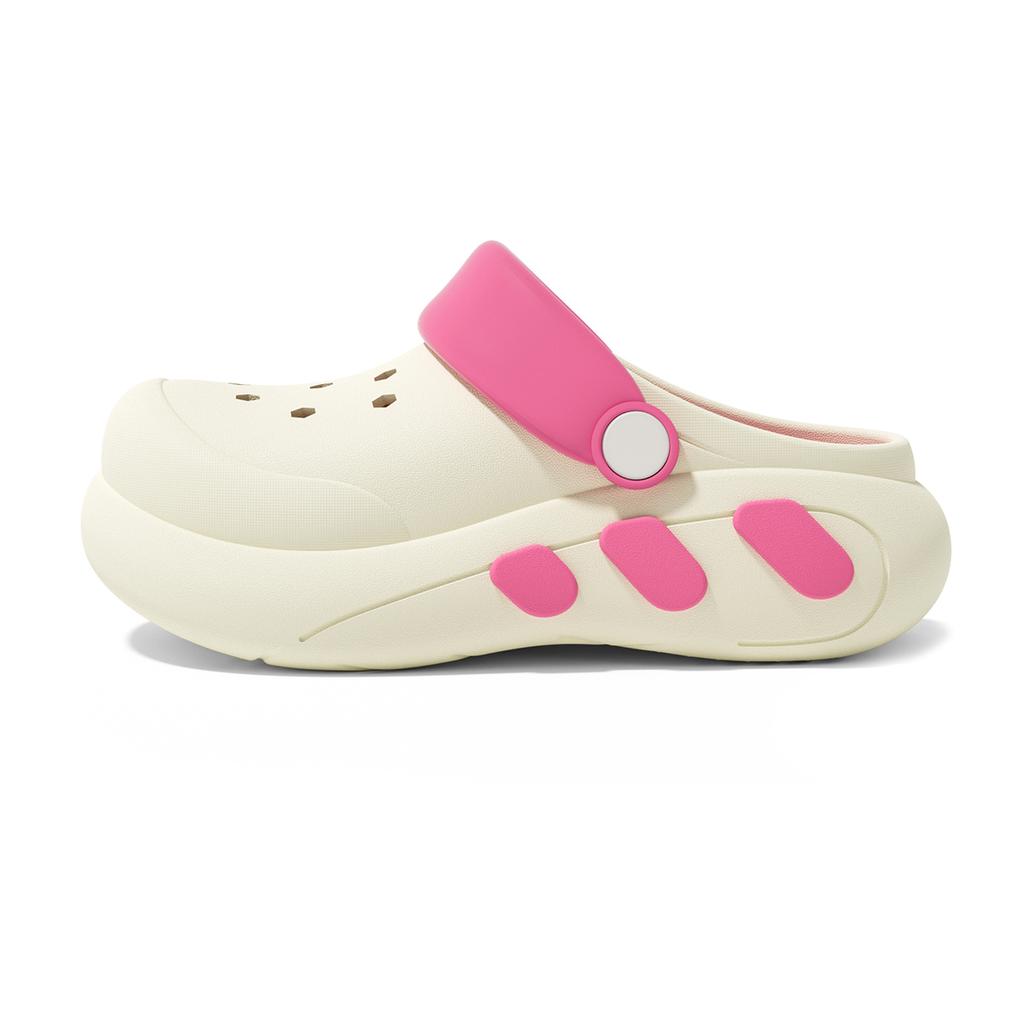 EVA Women Hole Shoes Slip-On Heightened Thick Bottom Slippers Breathable Soft Outdoor Slippers