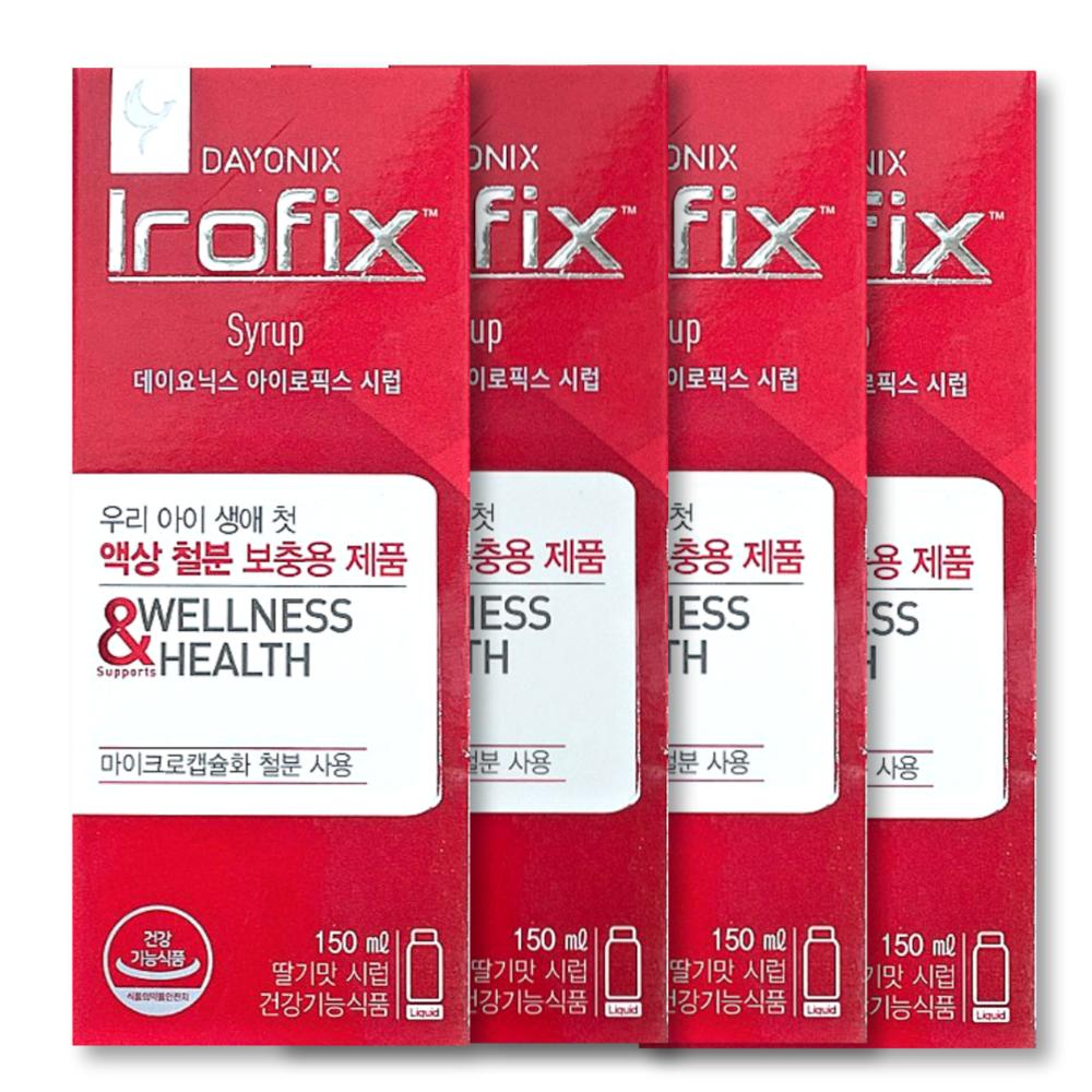 Dayonix Irofix Syrup 4 Boxes 150ml
