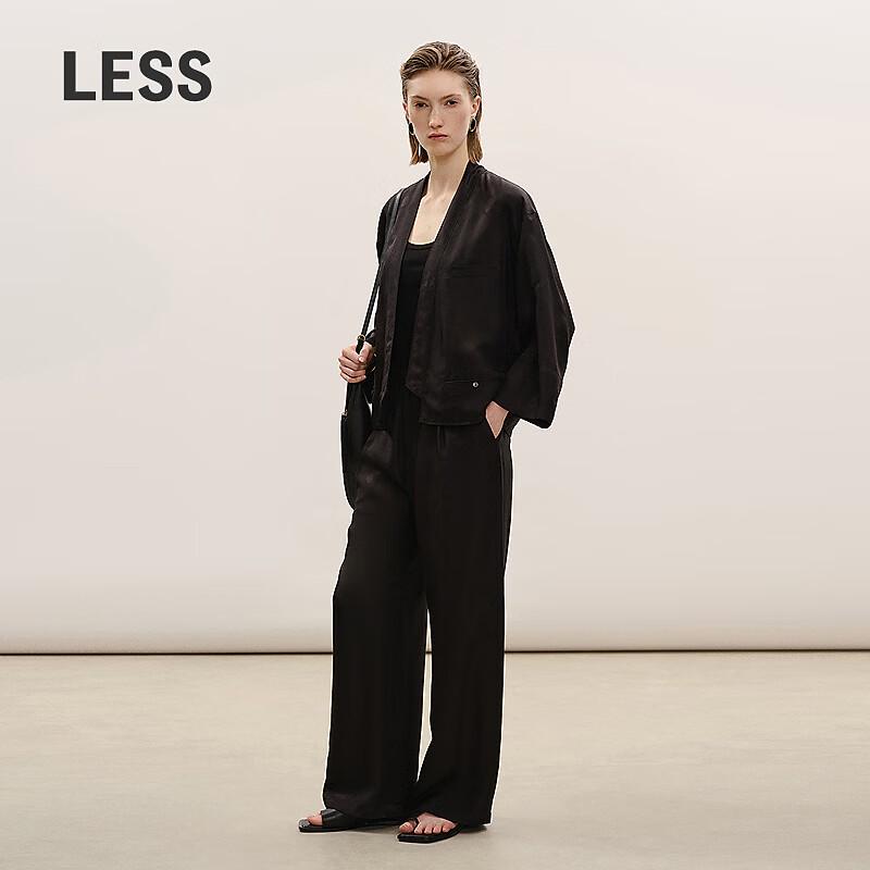 

LESS 2026 Summer Polka Dot Straight-Leg Trousers M