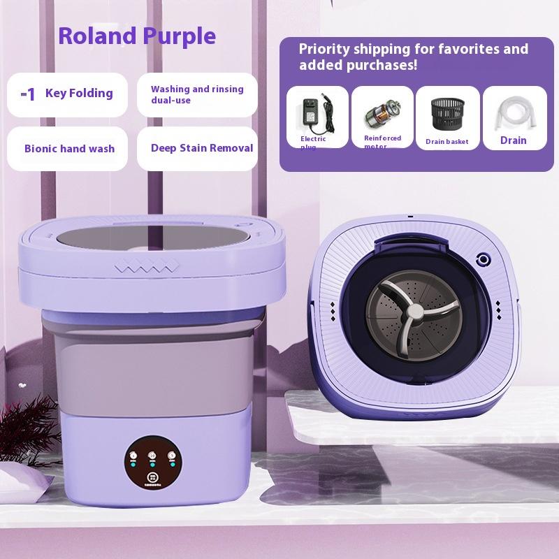 Portable Folding Washing Machine Mini folding washing machine Specialized sock washing machine Baby laundry underwear MiniWasher