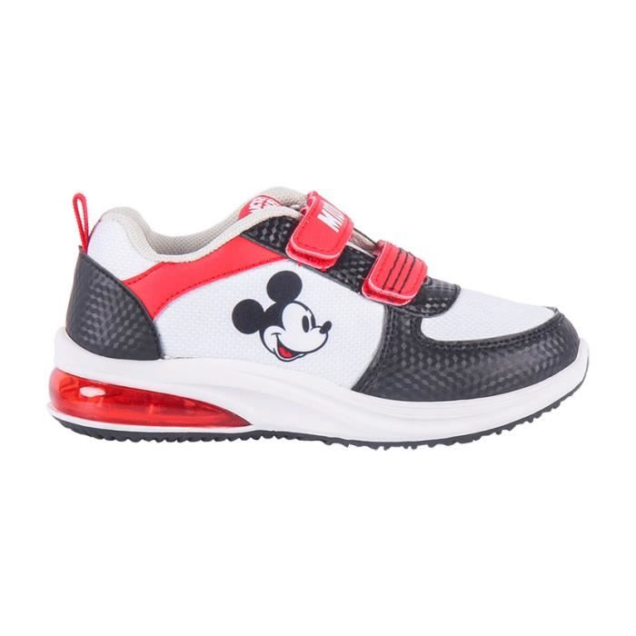 Baskets semelle PVC avec lumière bébé Cerda Mickey - gray - 26
