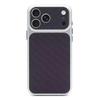 For iPhone 17 Pro Magnetic Case Fabric Texture PC Anti-Scratch Phone Cover Compatible with MagSafe