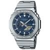 [Casio] G-Shock GM-2110D-2BJF Men's Watch, Silver/Navy (Metal Band)