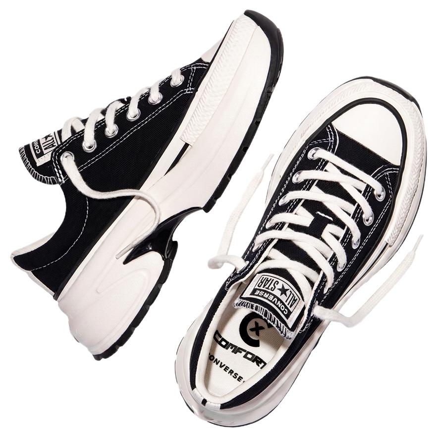 Converse Run Star Crush Casual Shoes Women's Low Top Black White A18465C
