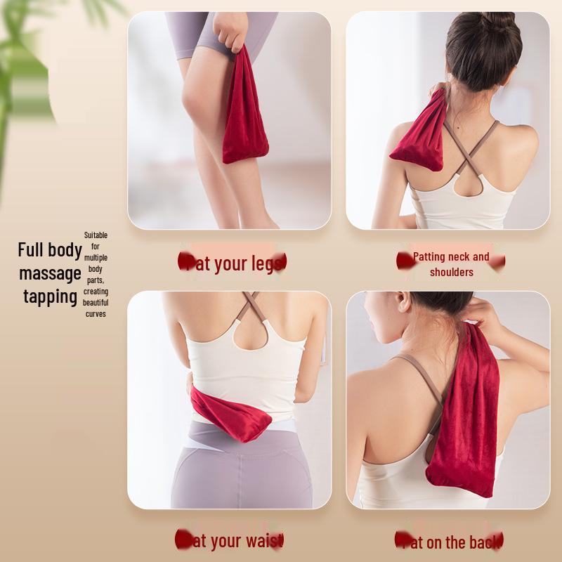 Health Meridian Patting Bag: Neck, Shoulder & Back Massage Tool