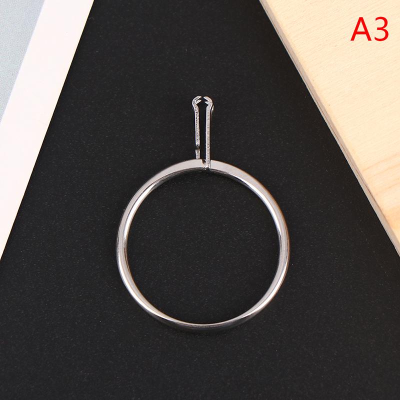 

Кольцо пружинного типа Держатель для камня Самоцвета Бриллианта Кольцо-дисплей Бриллиант Четыре лапки 3*2cm серебряный