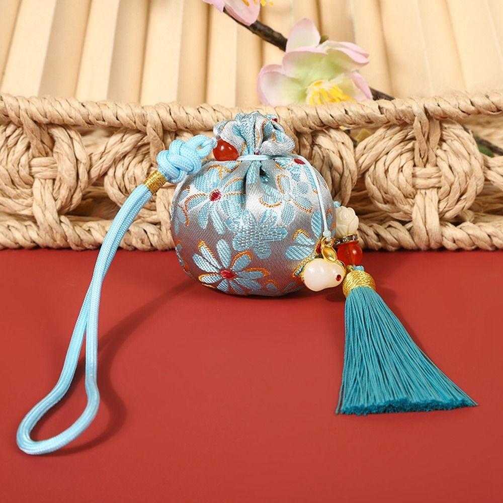 

Handmade Blessing Bag Mugwort Sachet Soft Car Bag Pendant Dragon Boat Festival жёлтый