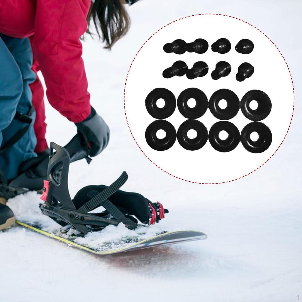 Snowboard Binding Screw Set Hardware Snowboarding Mounting Screws Snow Board Ski Accessories