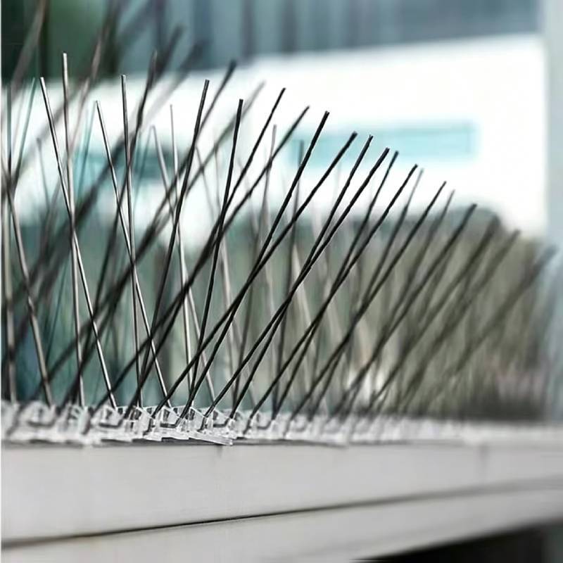 Outdoor Pigeon Spikes Deterrent Wire Stainless Steel Spikes Garden Fence Roof Bird Repeller Anti Pigeon Squirrel Bird Repellent