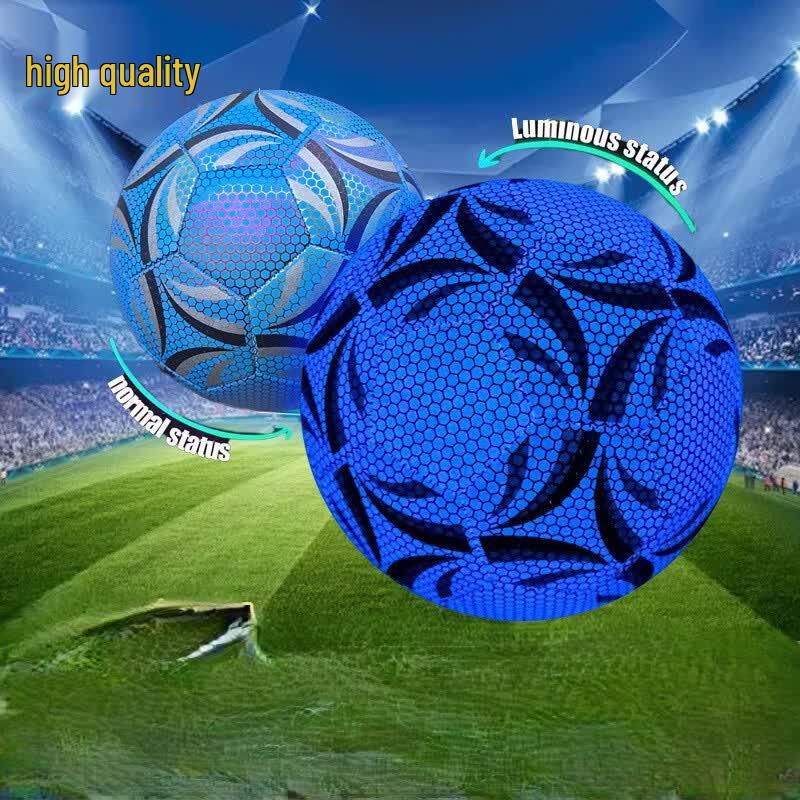 LISM Night Glow/Reflective Soccer Ball