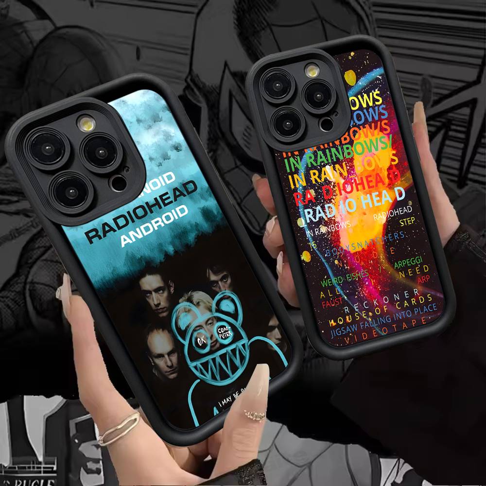 Phone Case R-Radiohead Rock Band For Oppo Reno15 Reno14 Reno13 Reno12 Reno11 Reno10 Reno8 Reno7 Z T Pro Plus Soft TPU Back Cover