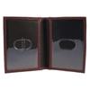 Porte-cartes - LEONARDO VERRELLI - Muto - Cuir véritable mouton - Bordeaux - Format vertical compact
