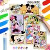 Digital Oil Painting Mickey Friends Diy Coloring Handpainted Handpainted Filling Home Decoration Gift Set Art Canvas Decor