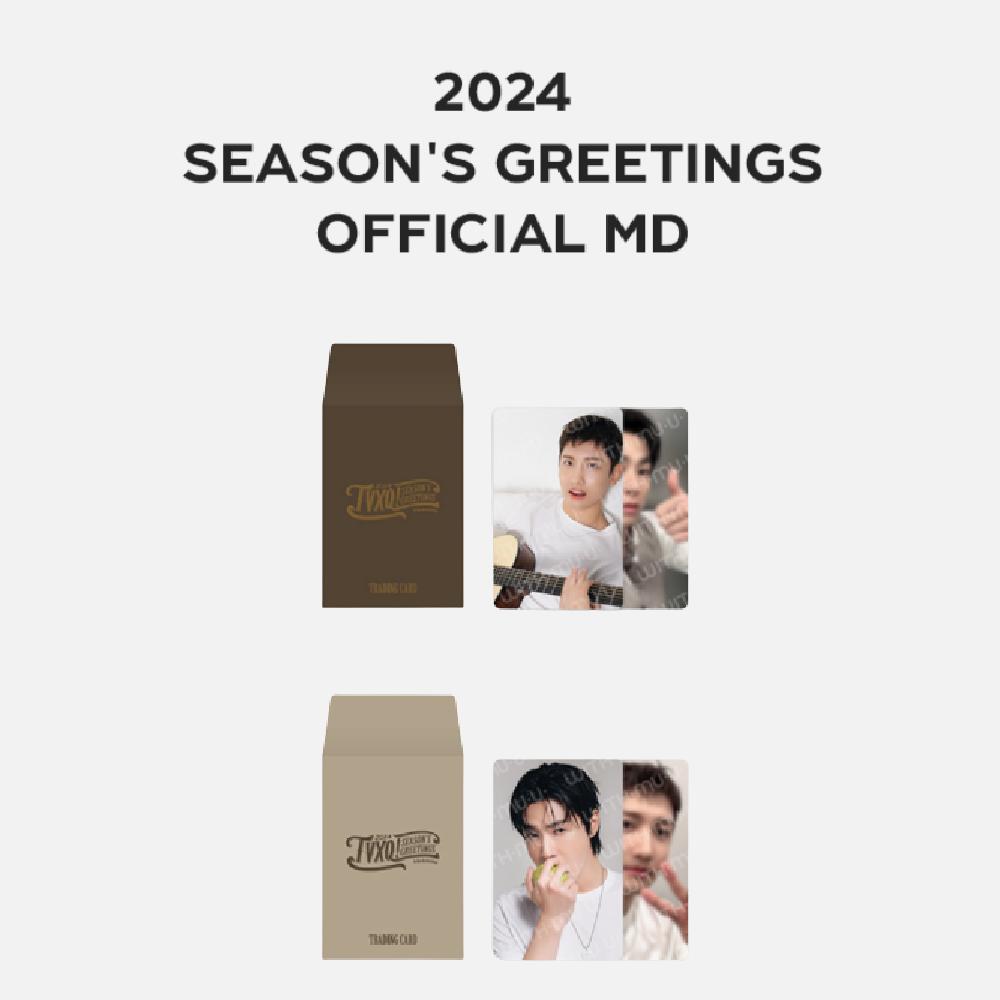 

Оформите предзаказ Набор случайных коллекционных карточек SMTOWN 2024 Season s Greetings TVXQ! вер.