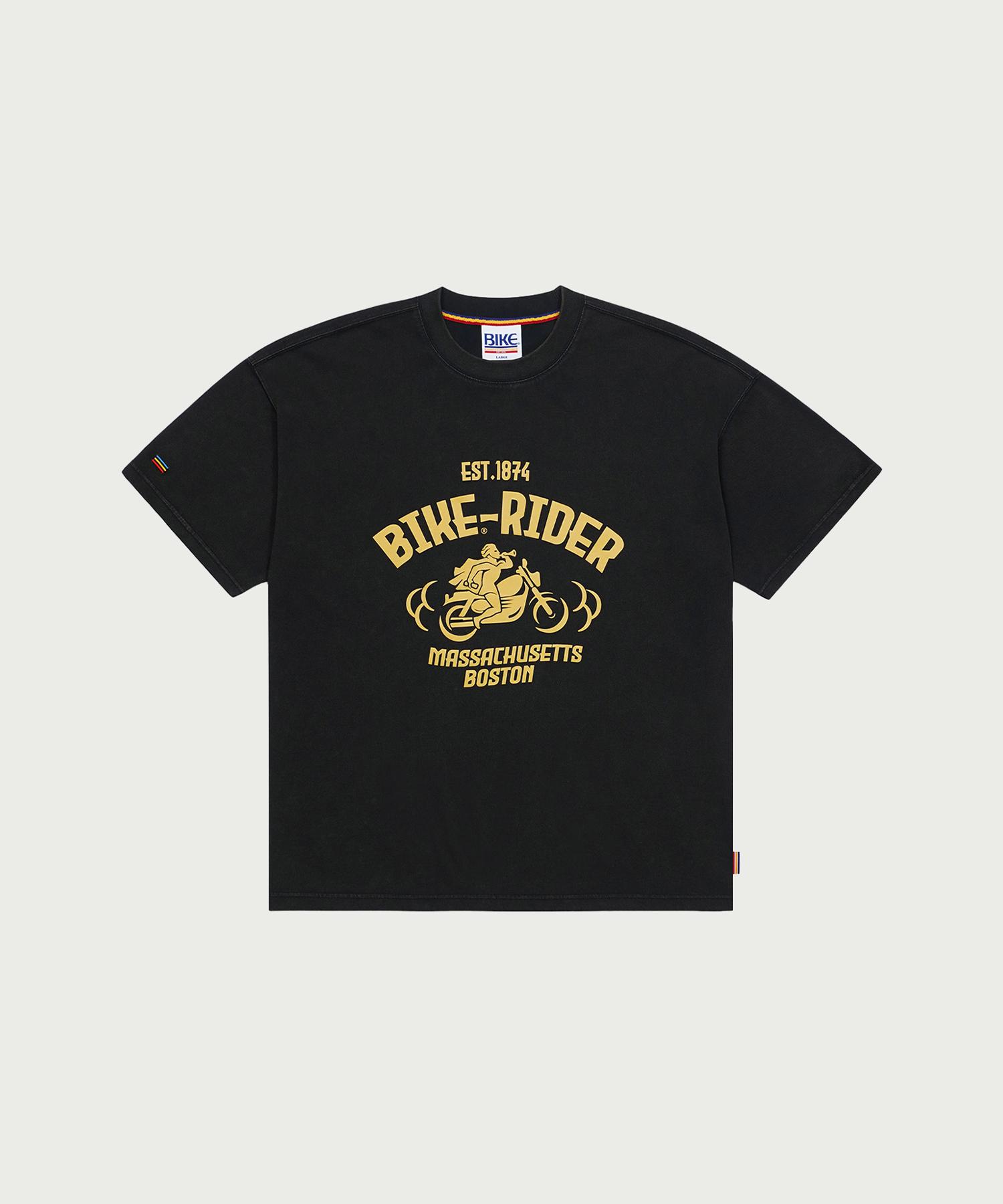 Bike Rider T-Shirt _ Dried Black Db/M