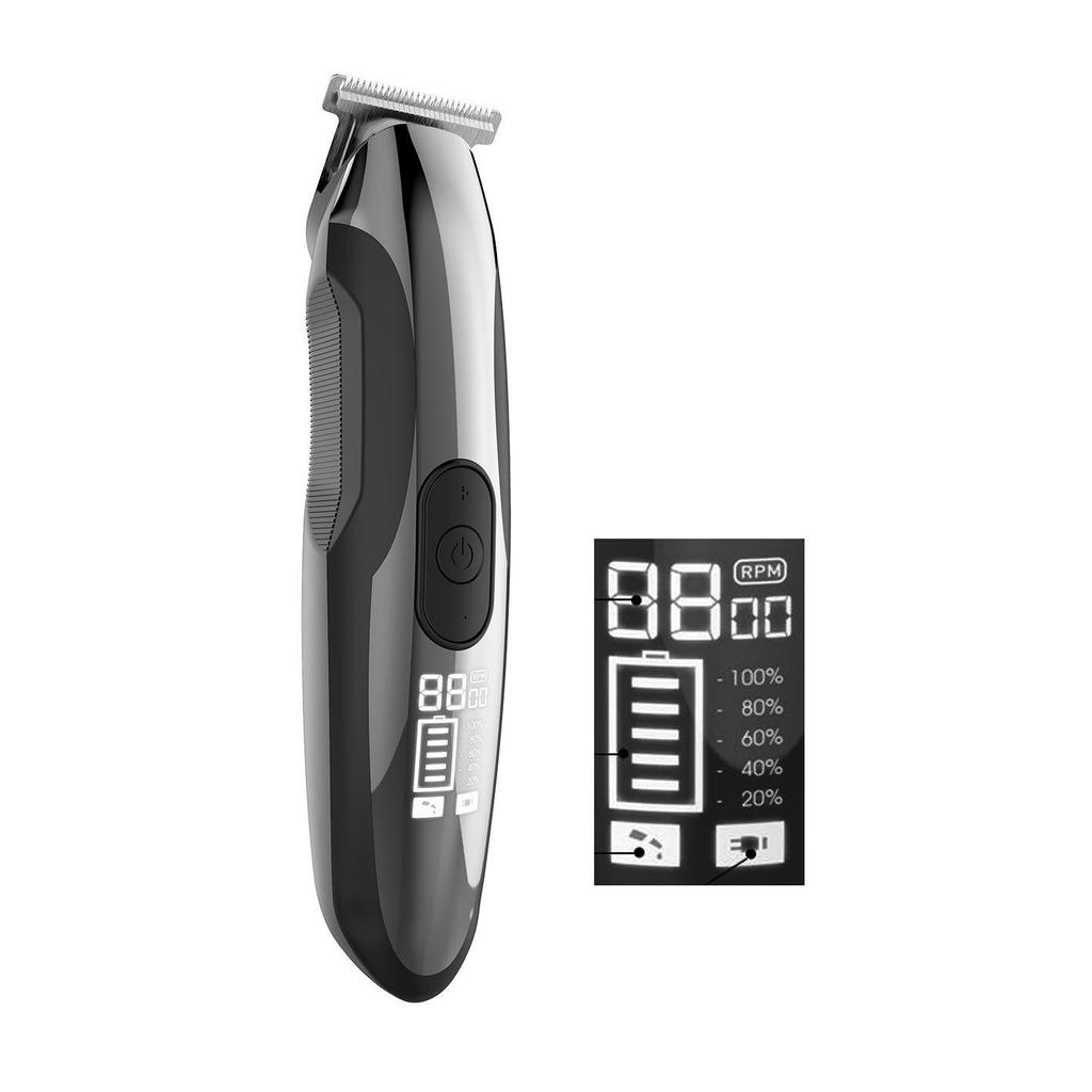Jiamei 4-in-1 Men's Electric Razor: Notch Trimmer, Bald Clipper, HD Screen, Fully Washable