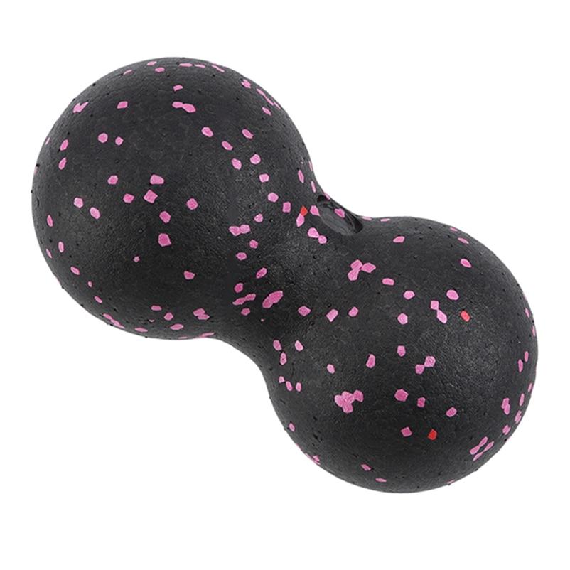 

Арахисовый мяч, фасция, мяч, массаж, расслабление мышц, йога, фитнес, баланс, ручка, мяч, массаж ног, роликовый мяч розовый