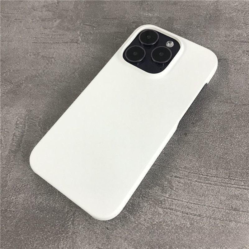 Matte Transparent Frameless Case for iPhone 13 14 15 16 Pro Max Plus Heat Dissipation Broderless Ultra Thin PC Shockproof Cover