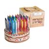 Zebra Gel Ballpoint Pen Gel Ink Sarasa Clip 0.5mm 48 Colors Cake Pen Holder Set JJ15-48-CAKE