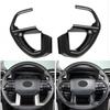 Steering Wheel Trim 2pcs ABS Carbon fiber For Toyota Tundra 2022 2023