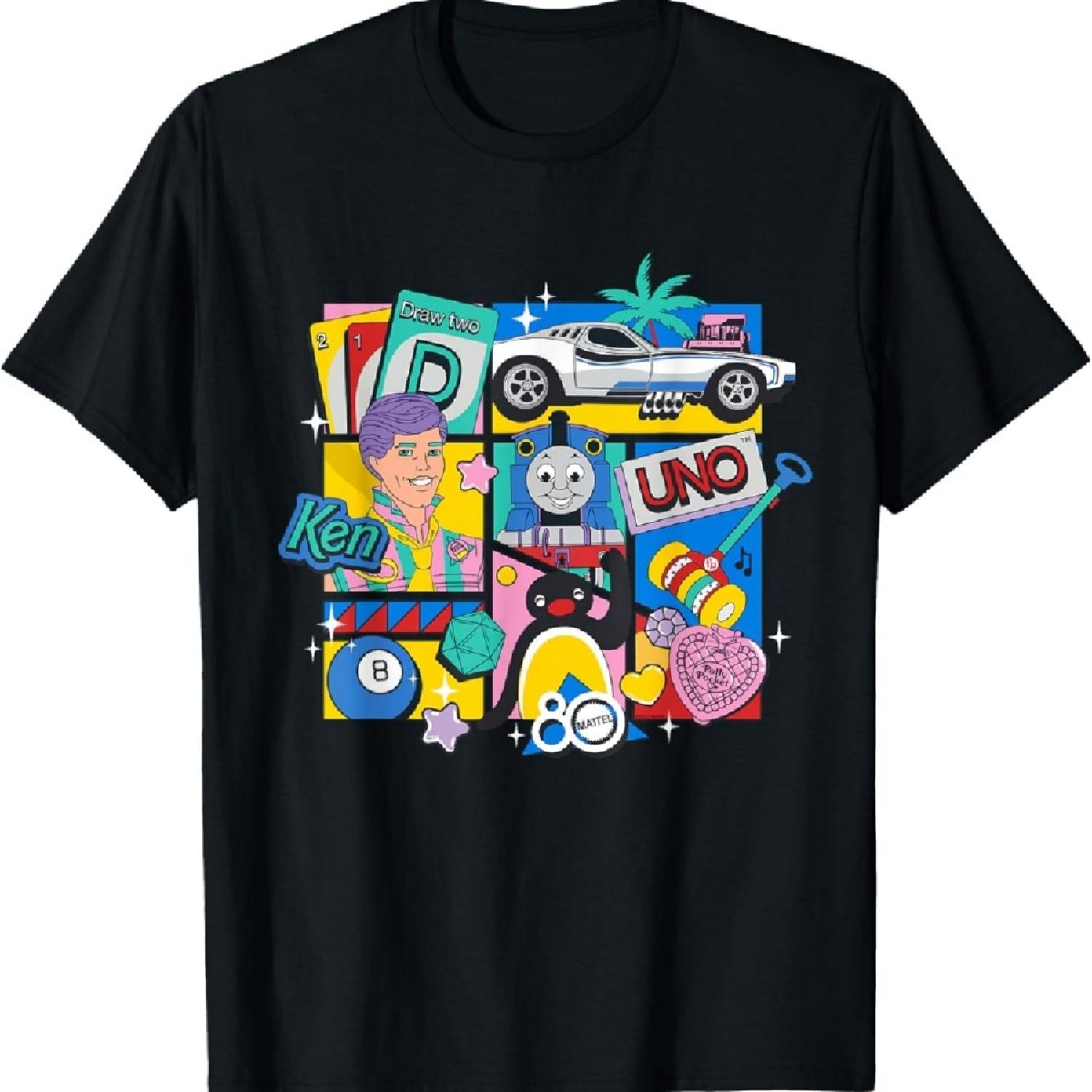 Футболка Mattel 80 лет - Объединяющая нас XXXXXL чёрный