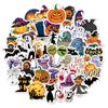 Decorative Decals DIY Pumpkin Stickers Party Decor Halloween Stickers 50pcs/set   Suitcase