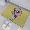 ANIME K-Kakao Friends Floor Mat Absorbent Floor Mat Non-Slip Entrance Rug for Bathrooms Restrooms and Toilets