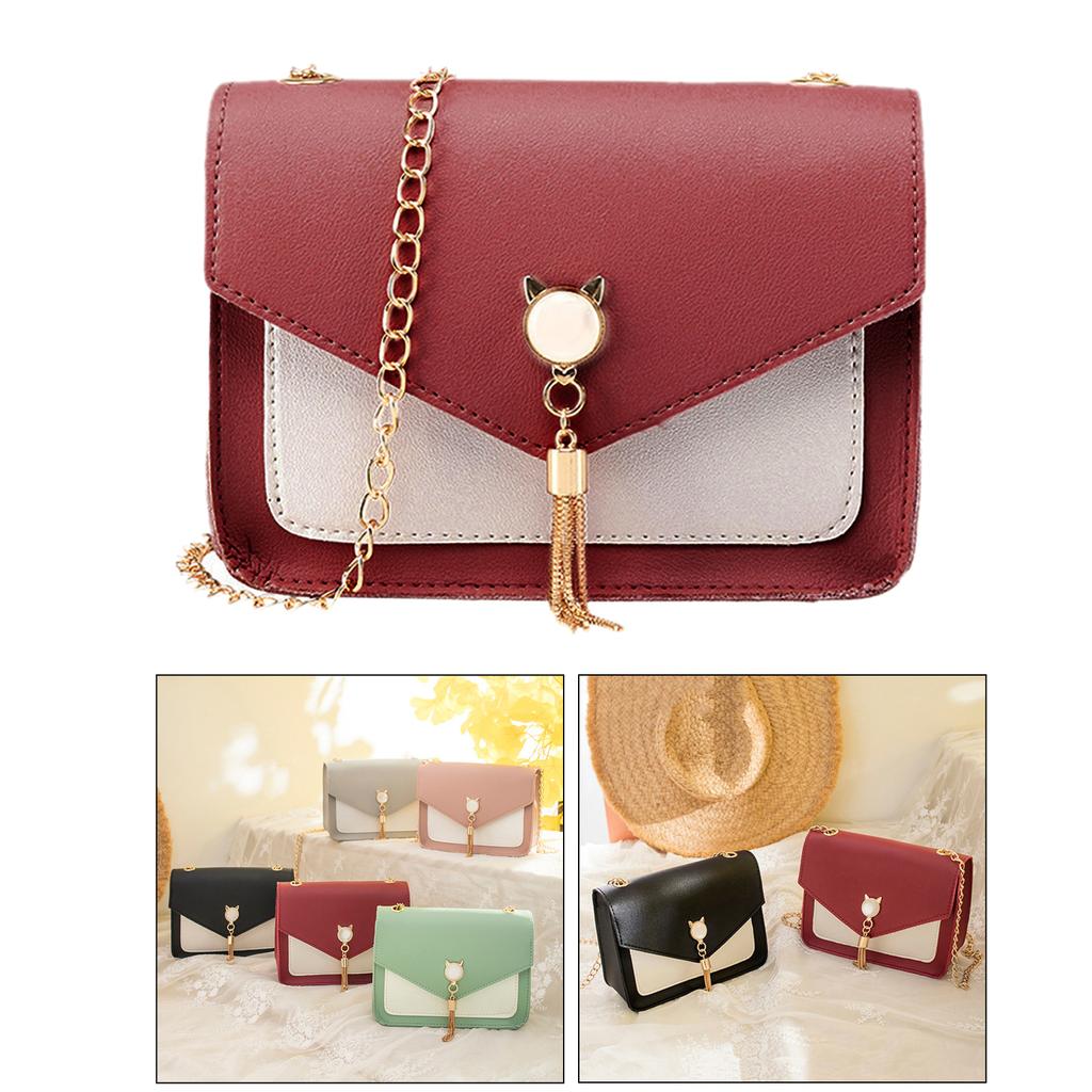 red square purse