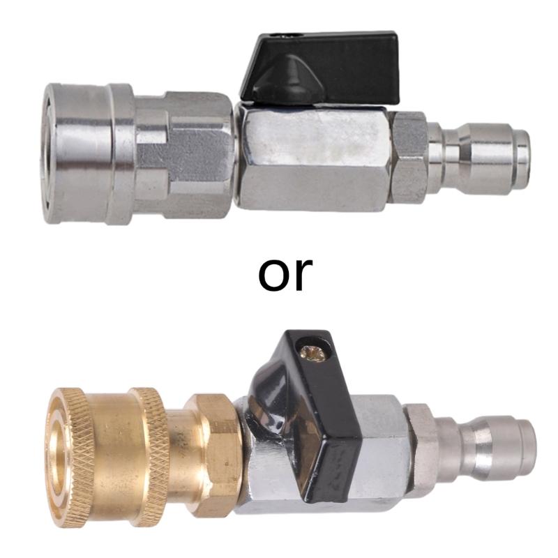 Easy Operate High Pressure Valves Air Flows Control Valves Metal Compressed Air Accessories for Garden Homes Use
