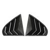 For Mitsubishi Lancer EX X EVO 2008-2018 Rear Window Side Vent Shutter Louver Cover Trim Car Accessories Auto Parts Carbon Fiber