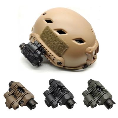 Fünf-Segment Helm Licht Mini Taschenlampe Klemme 25MM Einstellbar Und Drehbare Taktische Helm Taschenlampe Klemme Guide Set