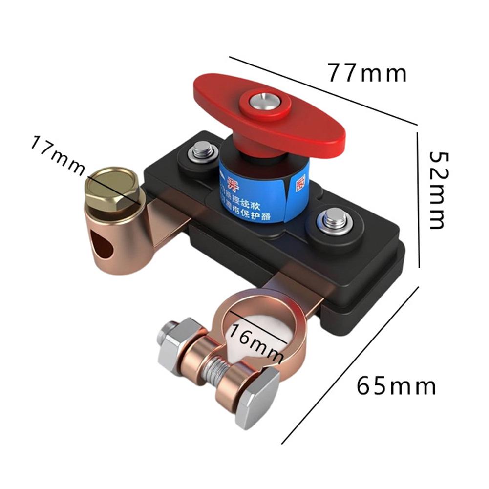 12V 24V Manual Battery Disconnect Switch for Cars RVs Trucks and Boats 100A