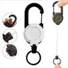 Carabiner Keychain Bag Hook Keys Holder Extendable Holders Keychain Heavy Duty Clip with Carabiner Key Chain for Men Outdoor Bag