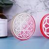 1/3Pcs Non-Stick Flower Pattern Coaster Resin Mold Cup Mat Epoxy Mold Home-Decor