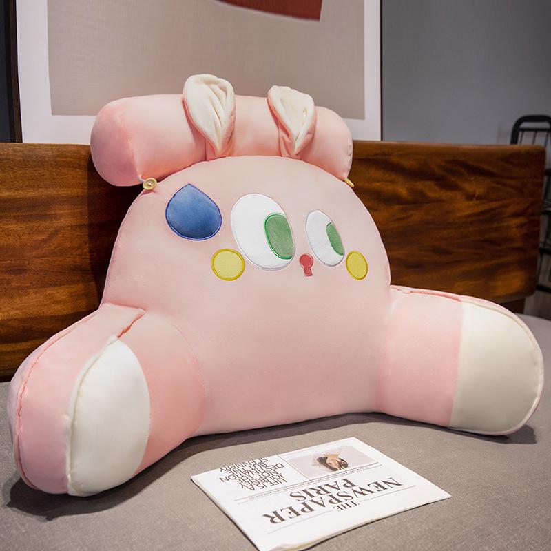 

Мультяшное изголовье, большая подушка-спинка для студенческого общежития: Мягкая подушка для чтения и поддержки поясницы для дивана, кровати или эркерного окна Medium 65x40 cm 1000g