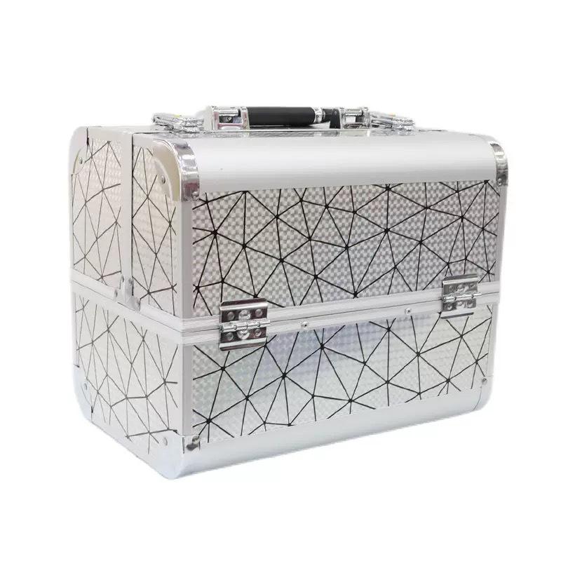 2-in-1 Professional Makeup & Nail Art Storage Case for On-Site Service