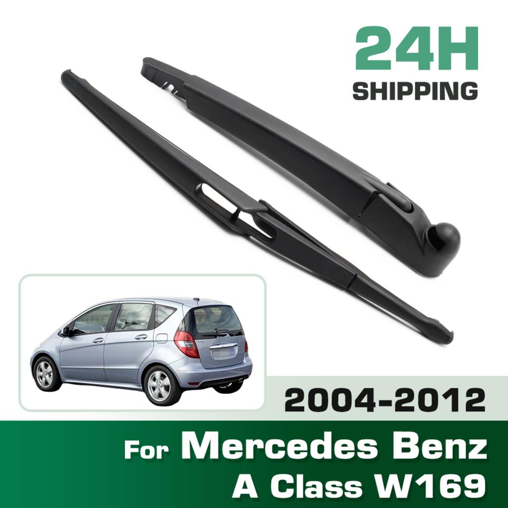 Wiper 12" Rear Wiper Blade & Arm Set Kit For Mercedes Benz A150 A160 A170 A180 A200 W169 Windshield Windscreen Window