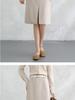 2026 Spring Women's High Waist Slimming Pencil Skirt – Versatile Mid-Length Professional Style with Slit.