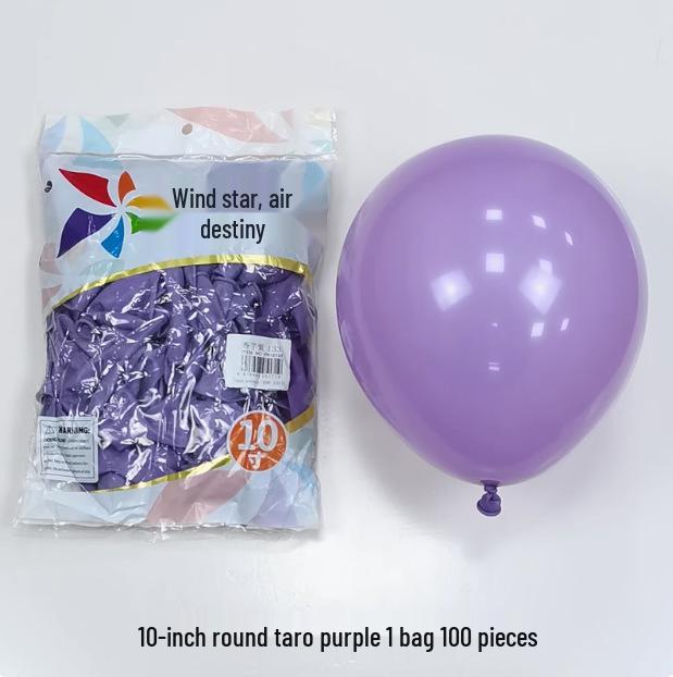 Windmill Pattern 10" Round Latex Balloons - Pack of 100 for Weddings & Birthdays