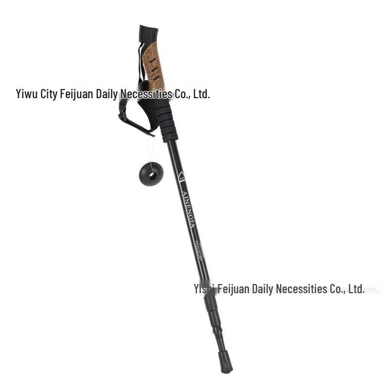 ML Aluminum Folding Trekking Pole with Shock-Absorbing Handle