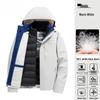 Women's 2024 Three-in-One Winter Hiking Windbreaker: Thickened, Warm, and Windproof Outdoor Jacket