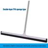 Large Stainless Steel Double Sponge Floor Squeegee