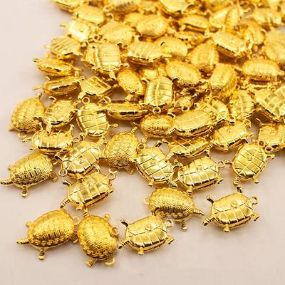 1PCS Feng Shui Golden Money Turtle Lucky Fortune Wealth Home Office Decoration Tabletop Ornaments Lucky Gift