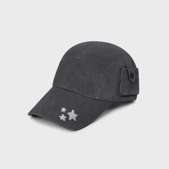 Midnight stars mini pocket cap GREY