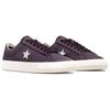 Converse One Star Pro Washed Canvas Non-slip and Wear-resistant Low-Top Board Shoes Unisex Purple and White
