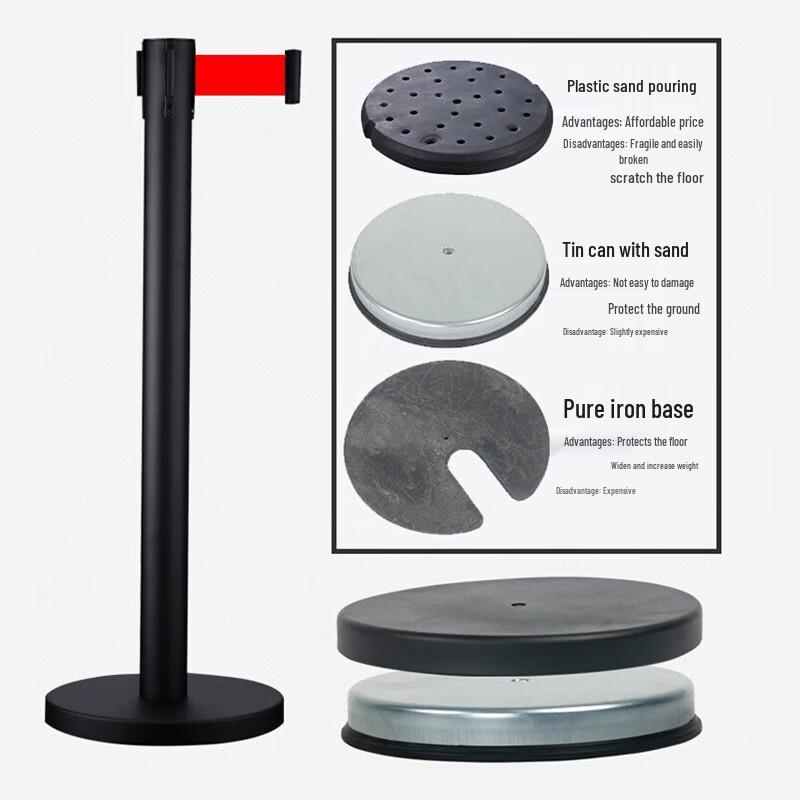 Retractable Belt Barrier Stanchion